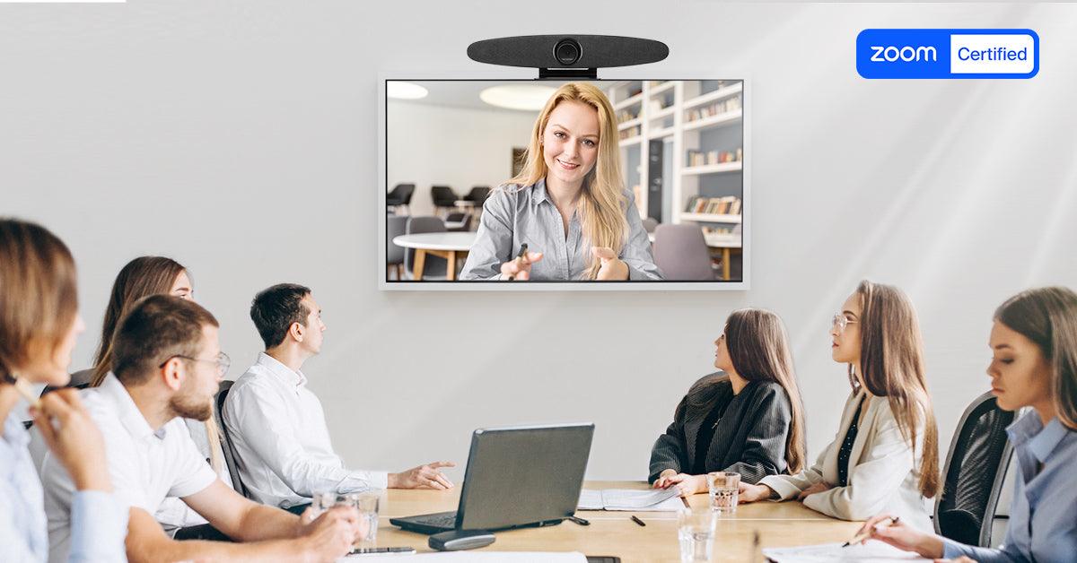 ROCWARE RC10 All-in-one 4K UHD USB MeetingWindow is now certified for Zoom Rooms