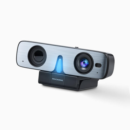 Webcam 1080p tout-en-un RC08 avec haut-parleur et micro