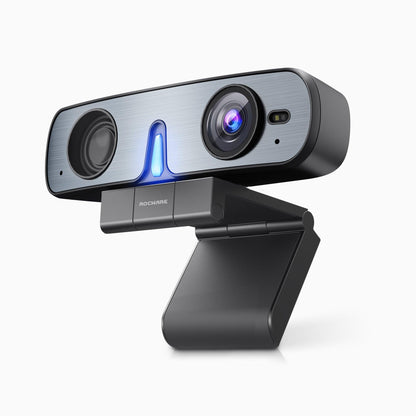 Webcam 1080p tout-en-un RC08 avec haut-parleur et micro