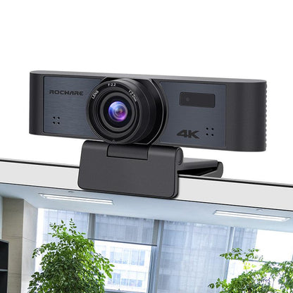 Webcam USB AI RC16 4K avec 110°FoV, zoom numérique 8X, suivi humanoïde et cadrage automatique